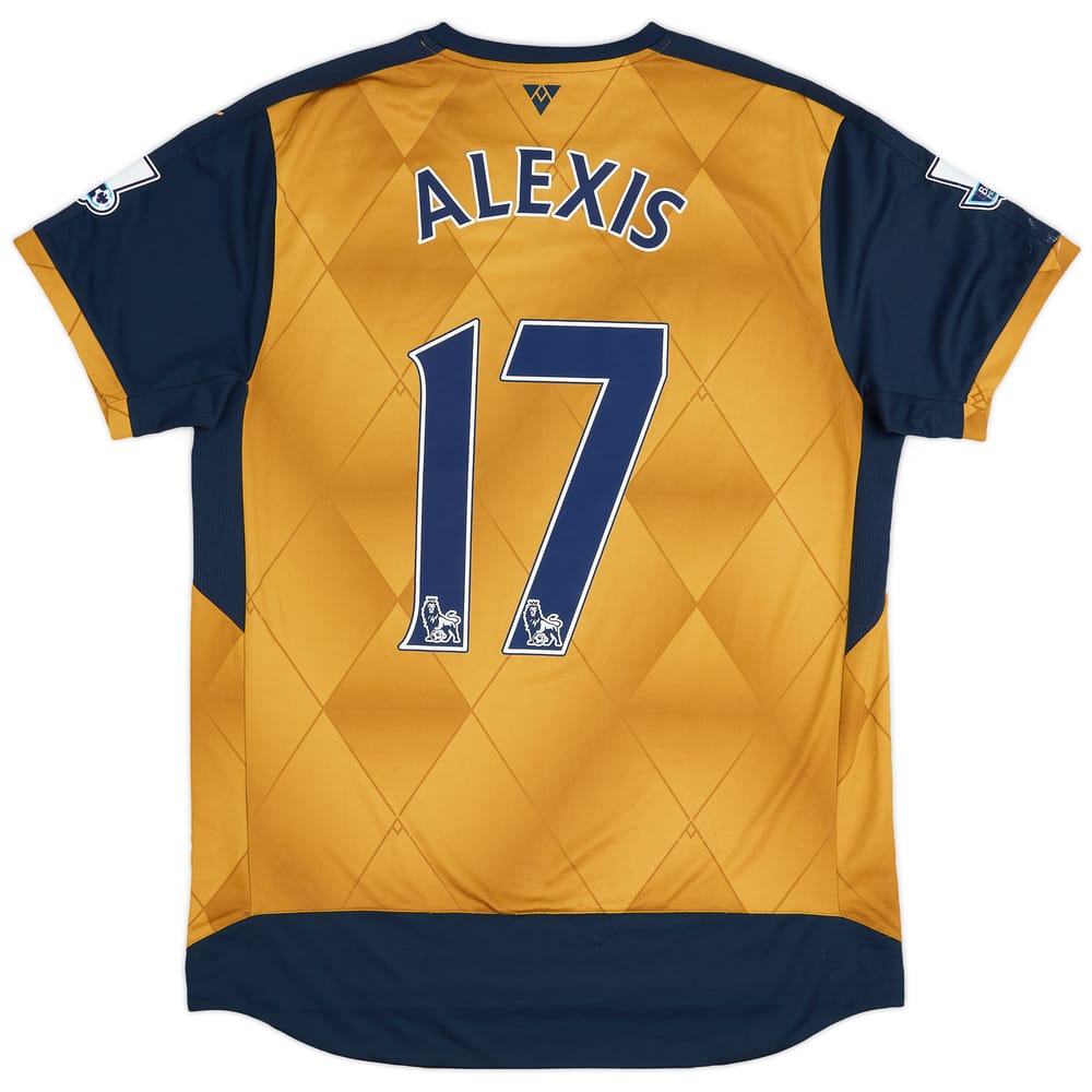 2015-16 Arsenal Away Shirt Alexis #17 - 7/10 - (L)