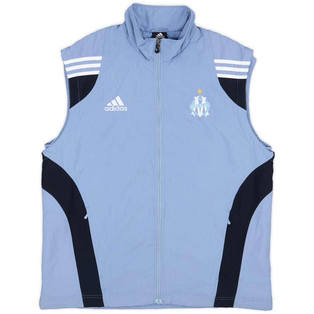 2004-06 Olympique Marseille adidas Padded Gilet - 9/10 - (L)
