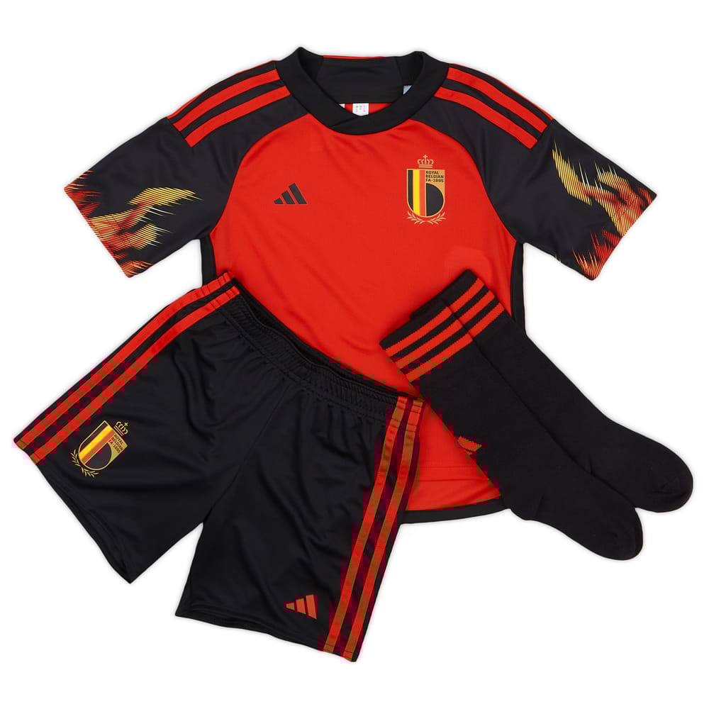 2022-23 Belgium Home Full Kit (4-5 Years)
