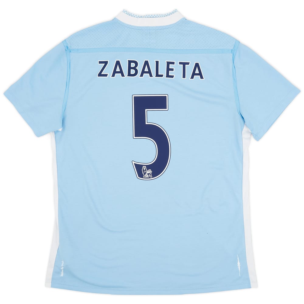 2011-12 Manchester City Home Shirt Zabaleta #5 - 9/10 - (L)