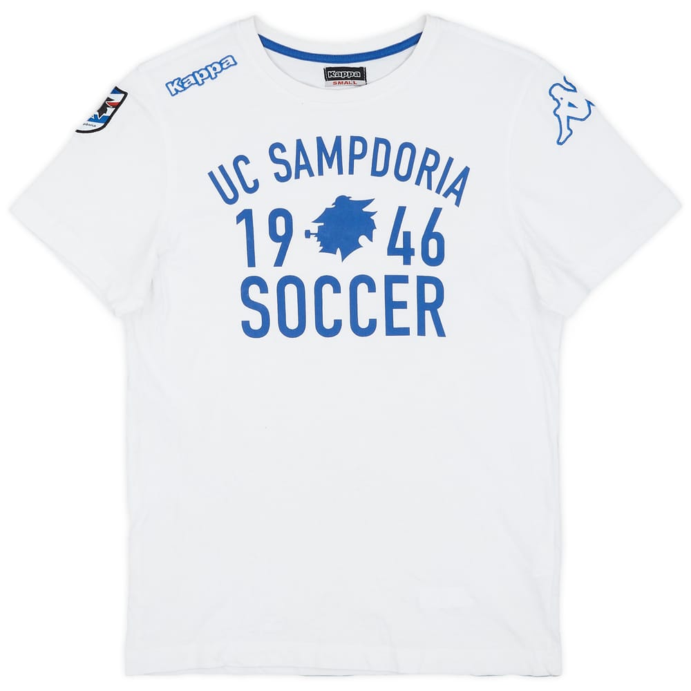 2011-12 Sampdoria Kappa Cotton Tee - 9/10 - (S)