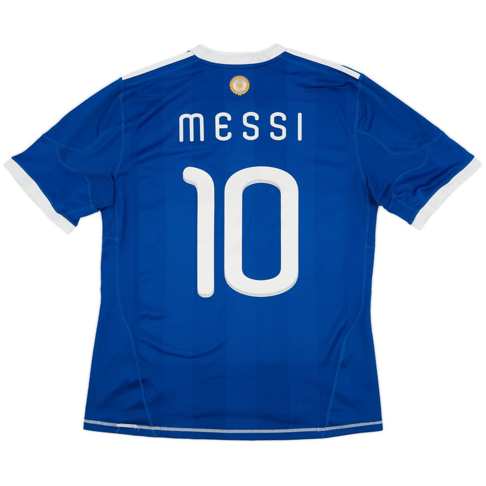 2010-11 Argentina Away Shirt Messi #10 - 8/10 - (L)