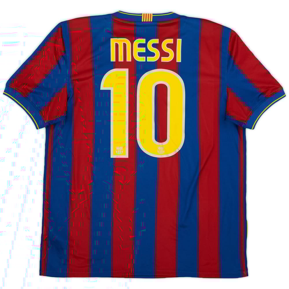 2009-10 Barcelona Home Shirt Messi #10 - 9/10 - (L)