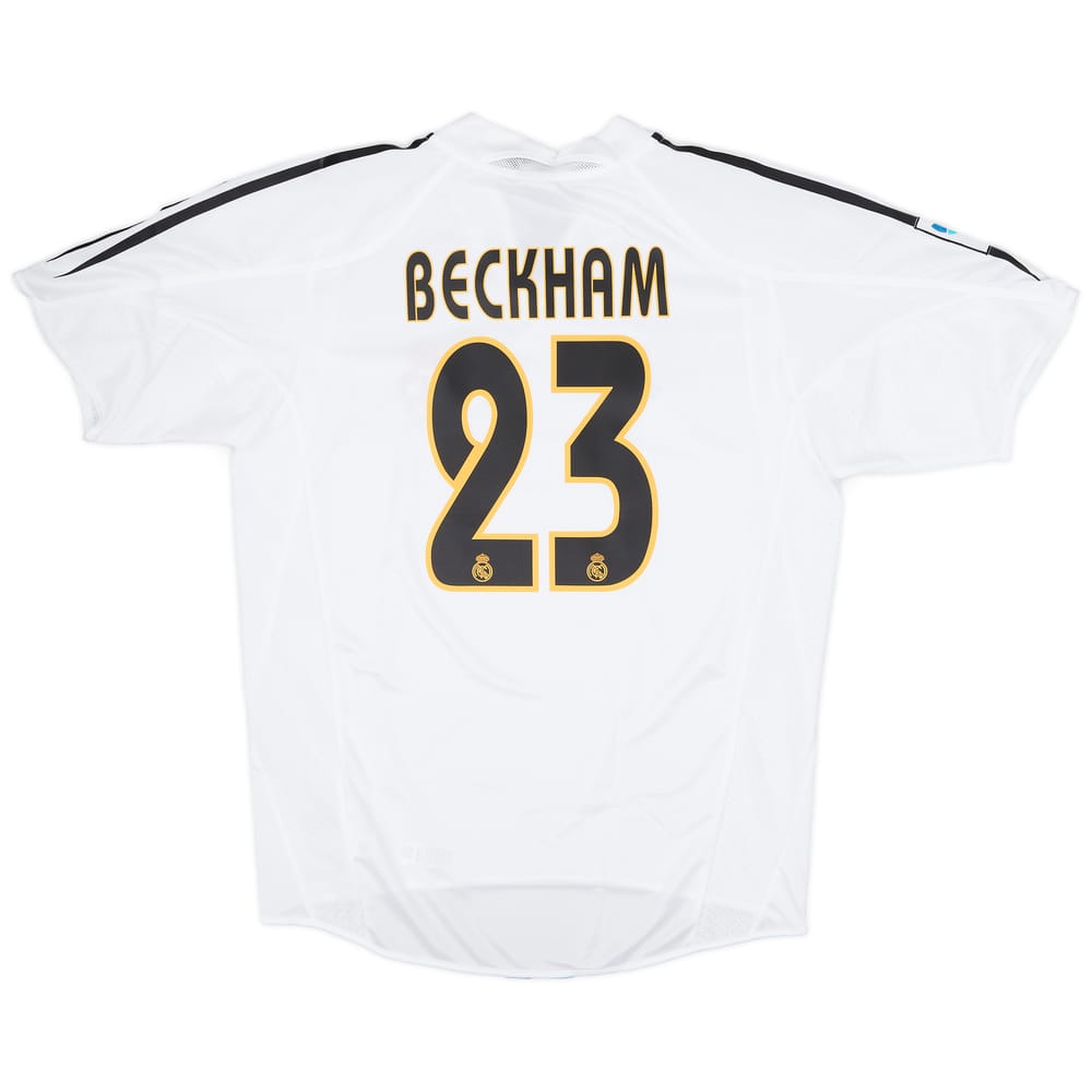 2004-05 Real Madrid Home Shirt Beckham #23 (M)