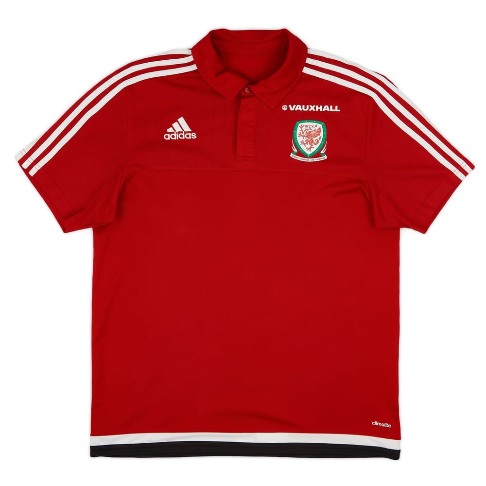 2016-17 Wales adidas Polo Shirt - 8/10 - (L)