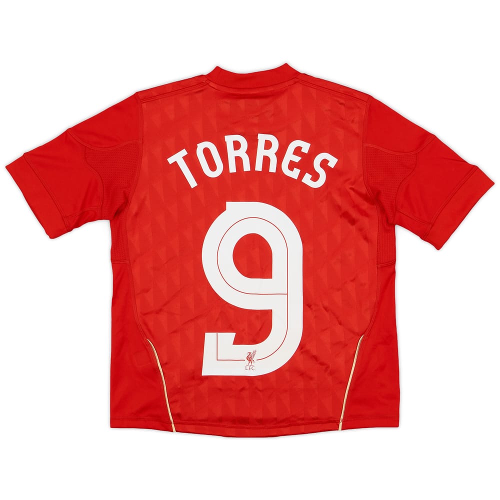 2010-12 Liverpool Home Shirt Torres #9 - 8/10 - (S.Boys)