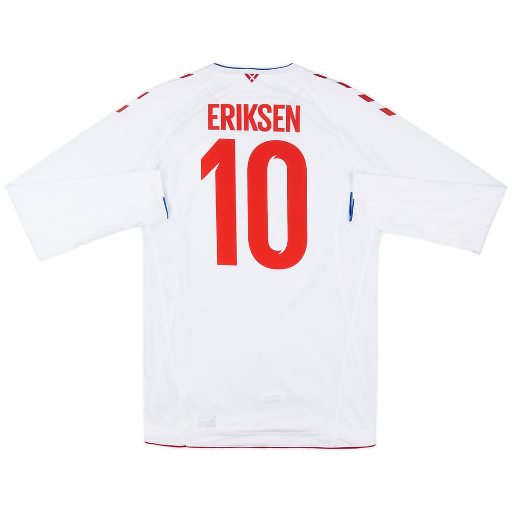 2018-19 Denmark Away Shirt Eriksen #10 (L)