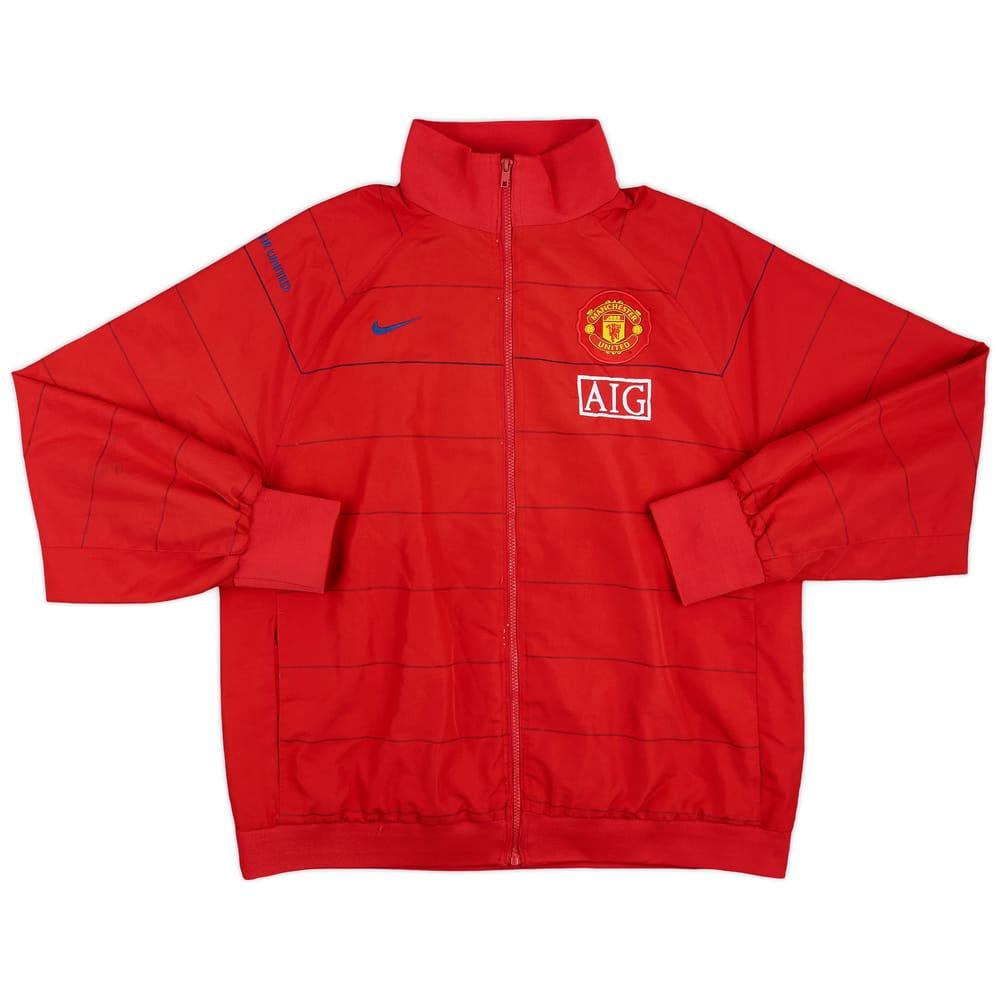 2008-09 Manchester United Nike Track Jacket - 8/10 - (XL)