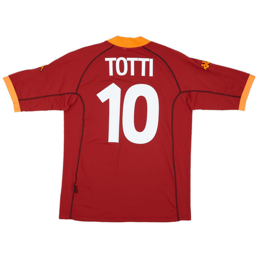 2001-02 Roma Home Shirt Totti #10 - 5/10 - (XXL)