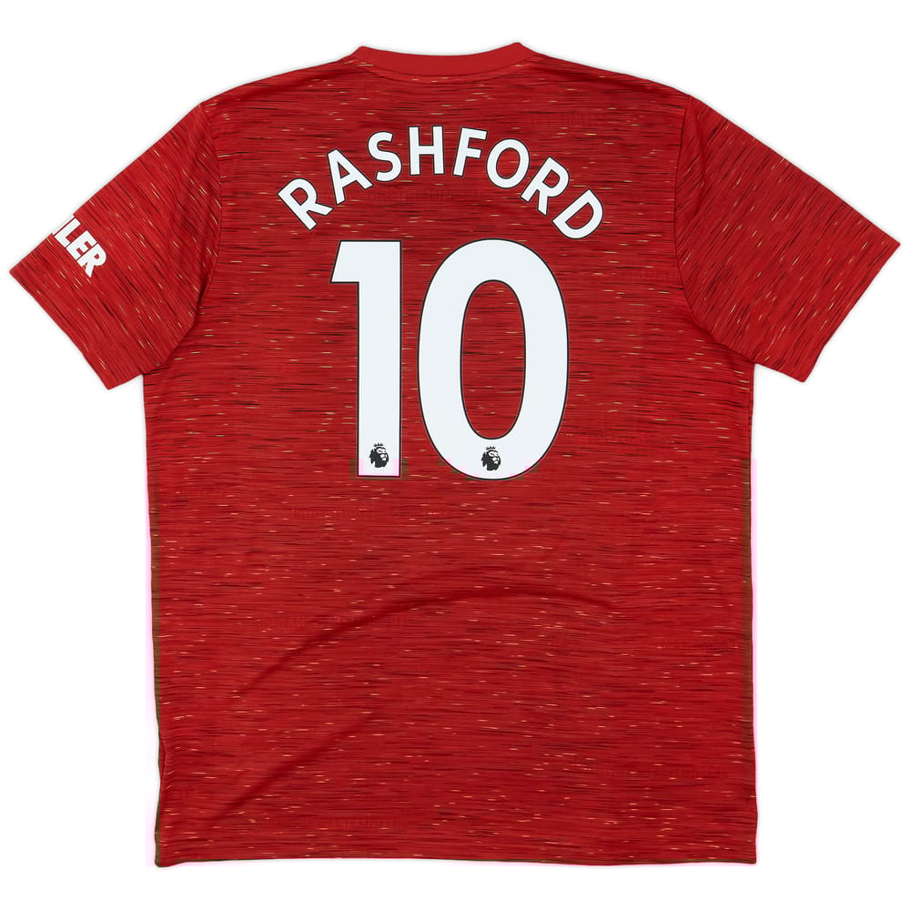 2020-21 Manchester United Home Shirt Rashford #10 - 5/10 - (XL)