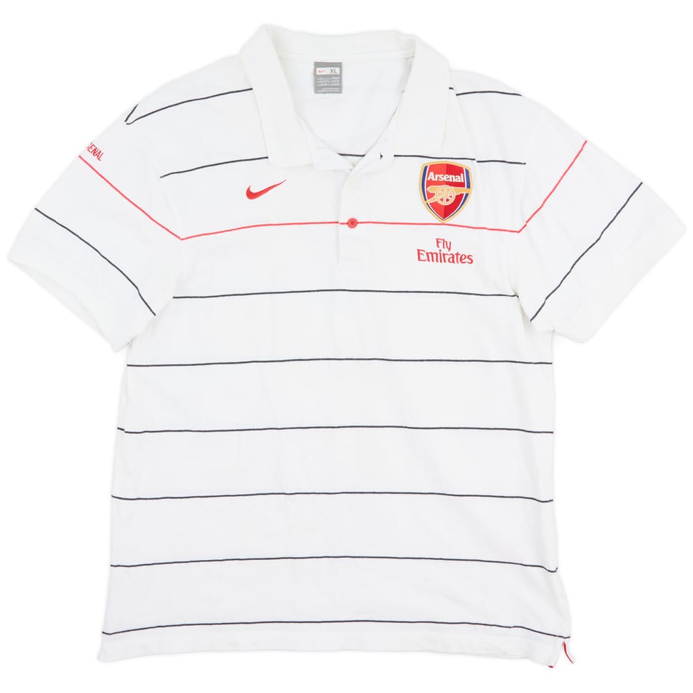 2008-09 Arsenal Nike Polo Shirt - 8/10 - (XL)