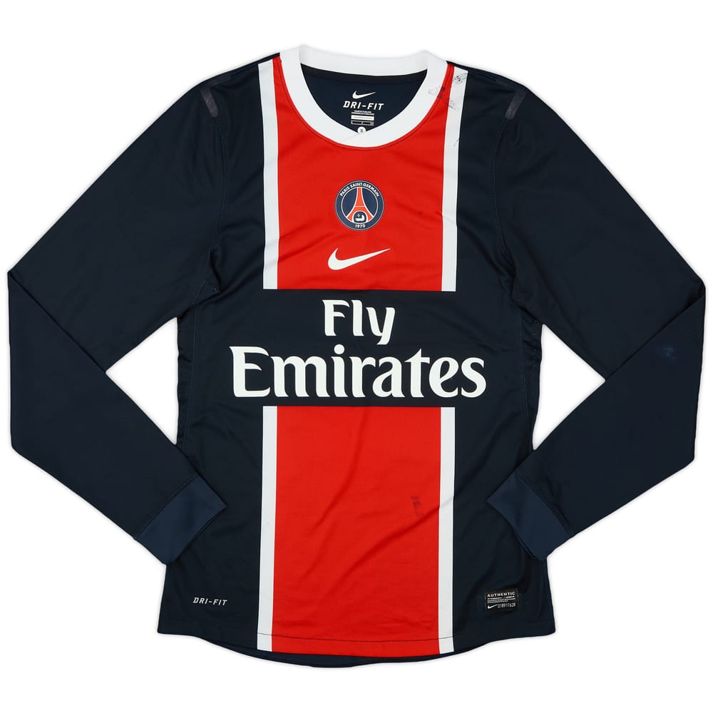 2011-12 Paris Saint-Germain Player Issue Home L/S Shirt - 5/10 - (S)