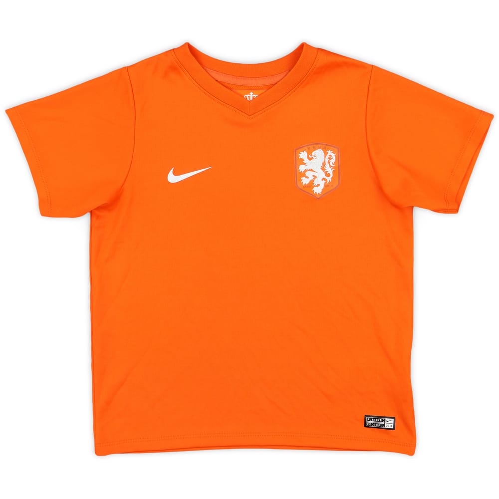 2014-15 Netherlands Home Shirt - 9/10 - (S.Boys)