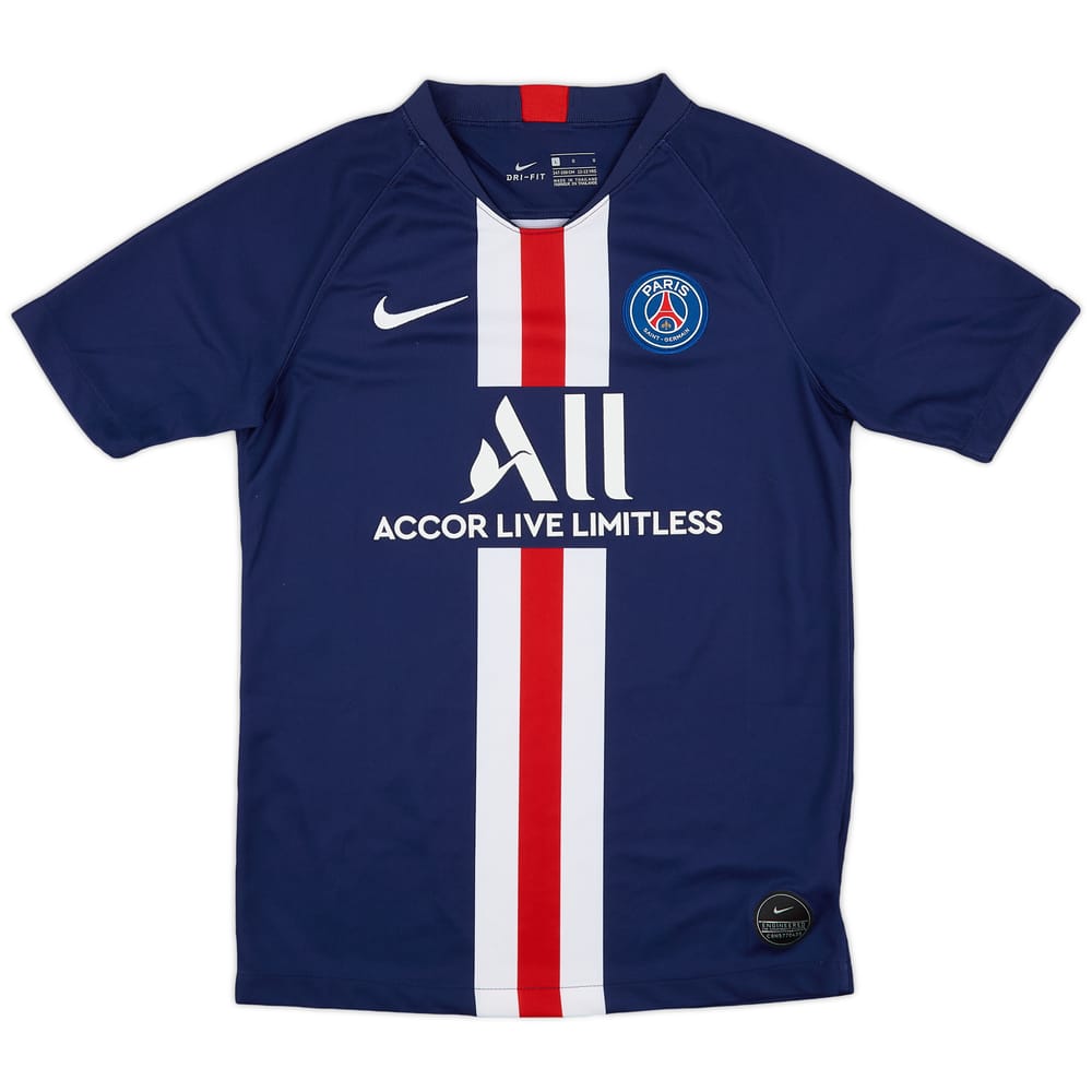 2019-20 Paris Saint-Germain Home Shirt - 10/10 - (L.Boys)