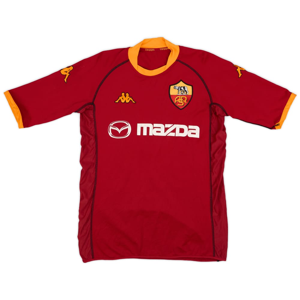 2002-03 Roma Home Shirt #14 - 6/10 - (XL)