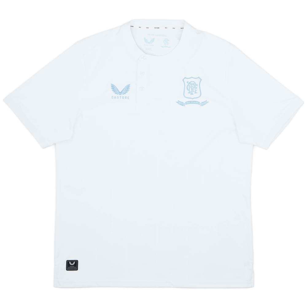 2022-23 Rangers Castore Polo Shirt - 10/10 - (3XL)