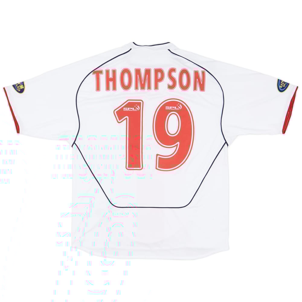 2005-06 Rangers Match Issue Away Shirt Thompson #19