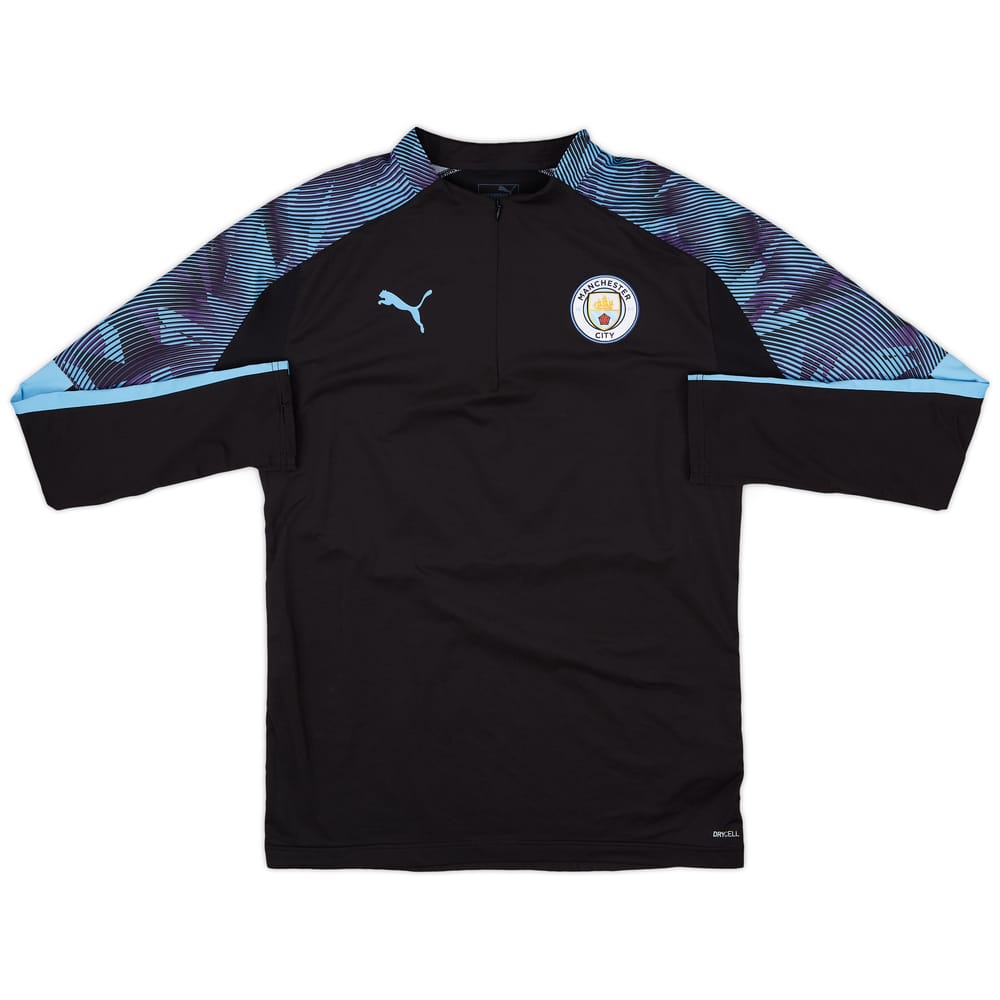 2018-19 Manchester City Puma 1/4 Zip Drill Top - 10/10 - (M)