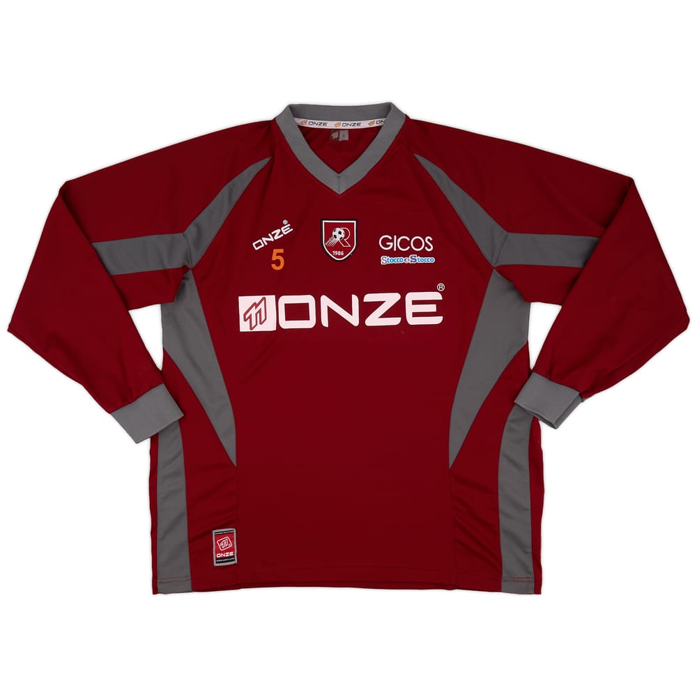 2007-08 Reggina Player Issue Onze Training Top #5 - 6/10 - (XL)