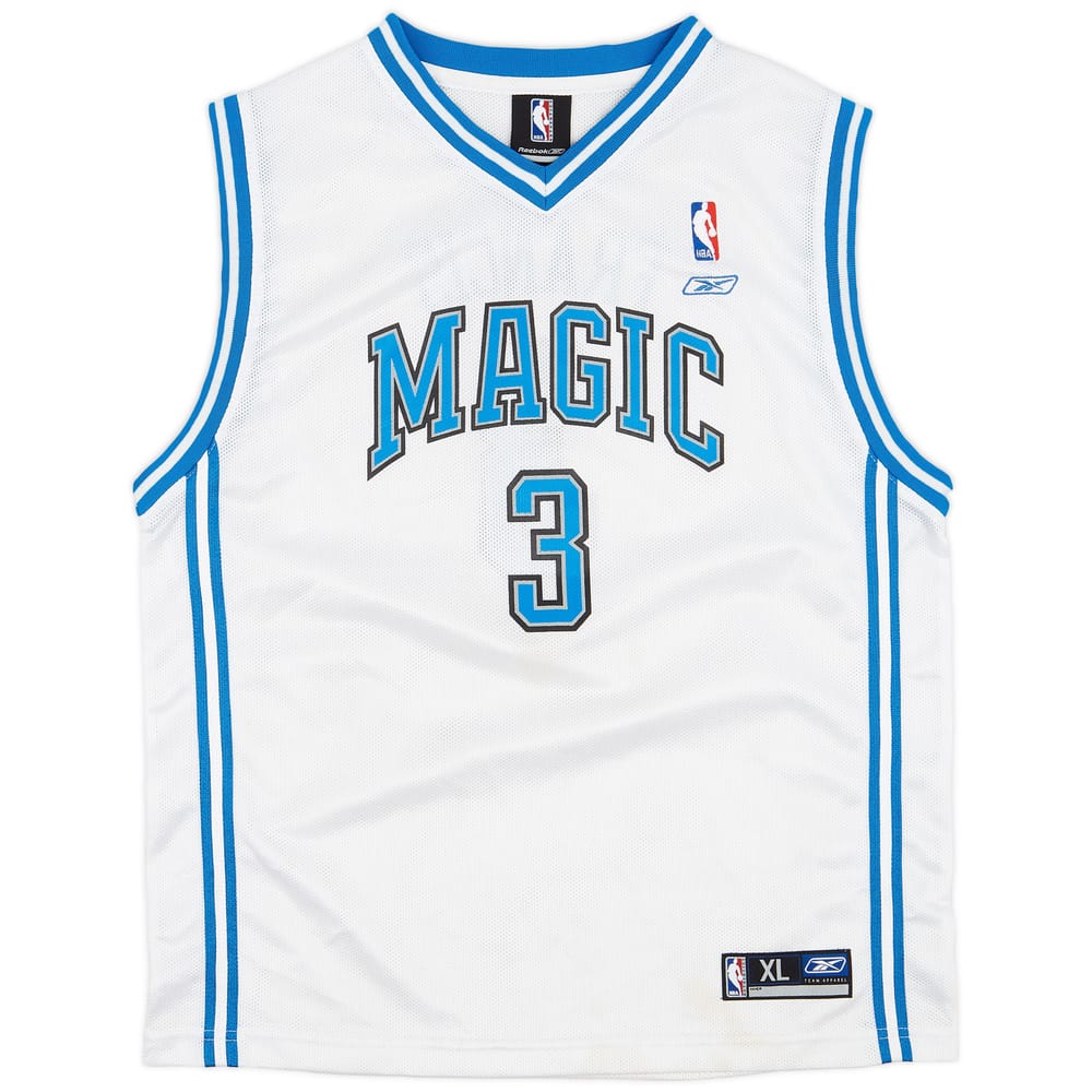 2004-06 Orlando Magic Francis #3 Reebok Home Jersey - 7/10 - (XL.Boys)