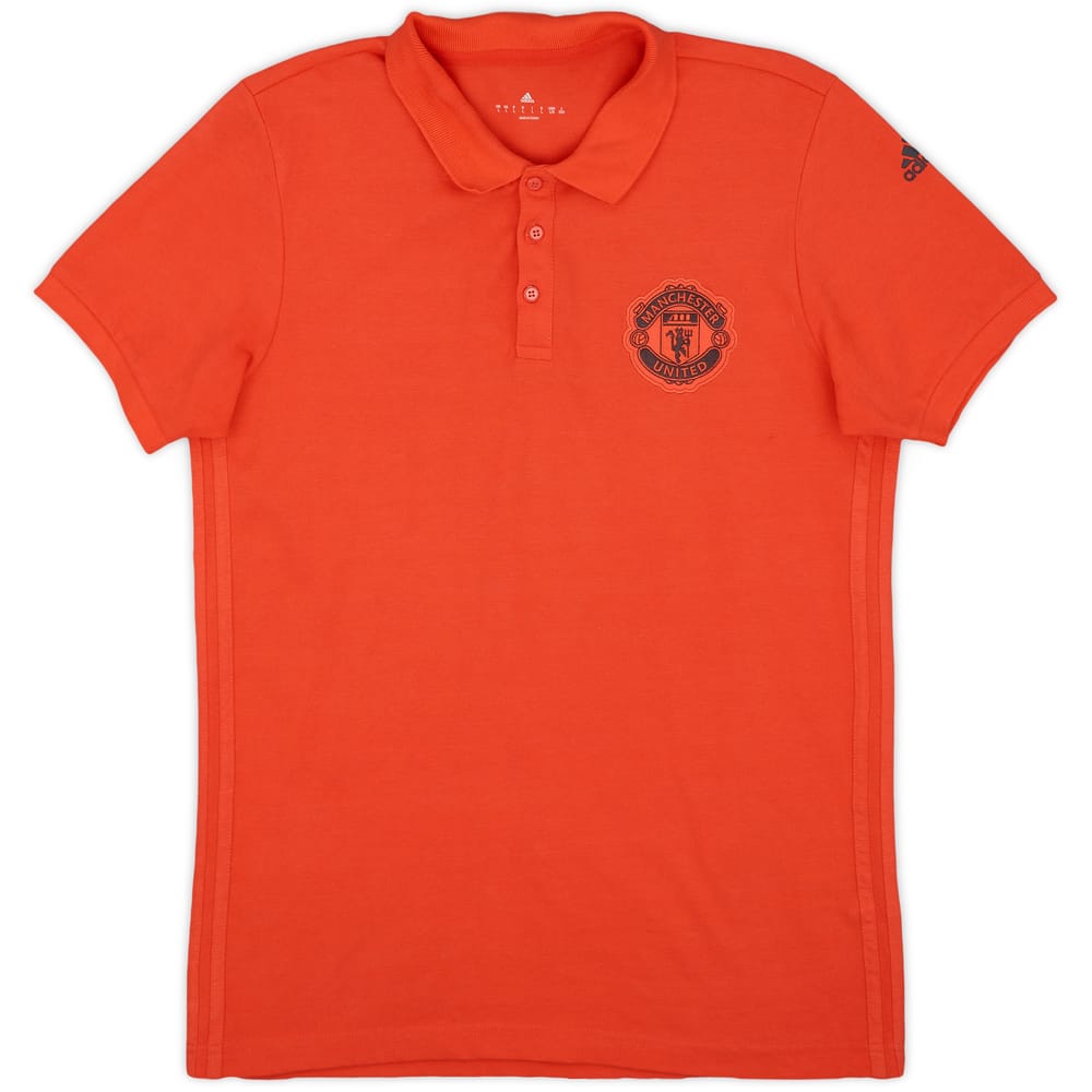 2016-17 Manchester United adidas Polo Shirt - 9/10 - (L)