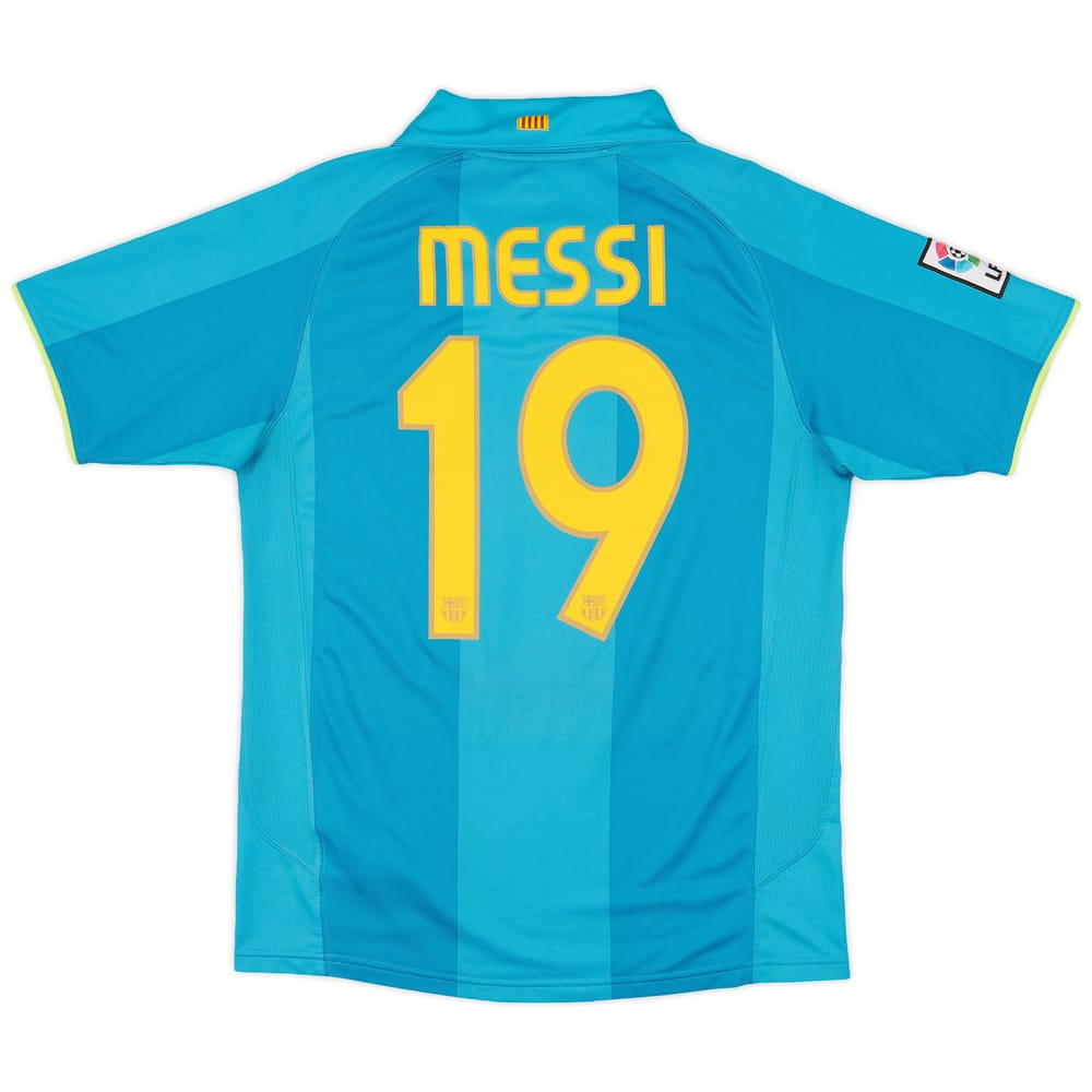 2007-09 Barcelona Away Shirt Messi #19 - 8/10 - (S)