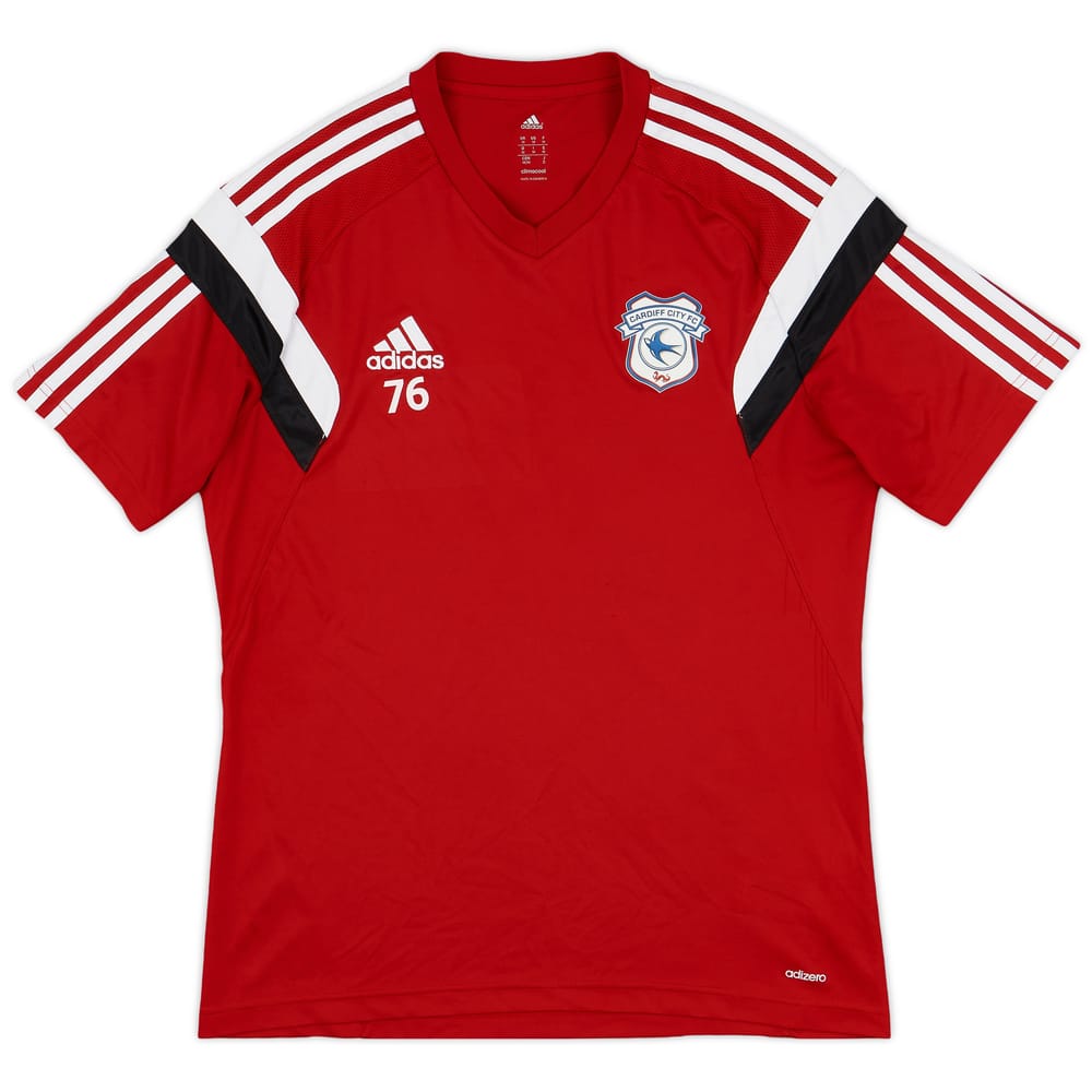 2015-16 Cardiff City Player Issue adizero Training Shirt #76 - 7/10 - (M)
