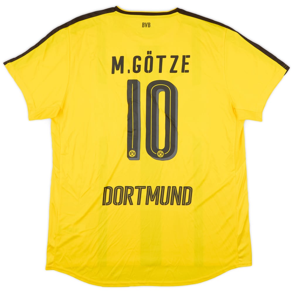 2016-17 Borussia Dortmund Home Shirt Gotze #10 (XXL)