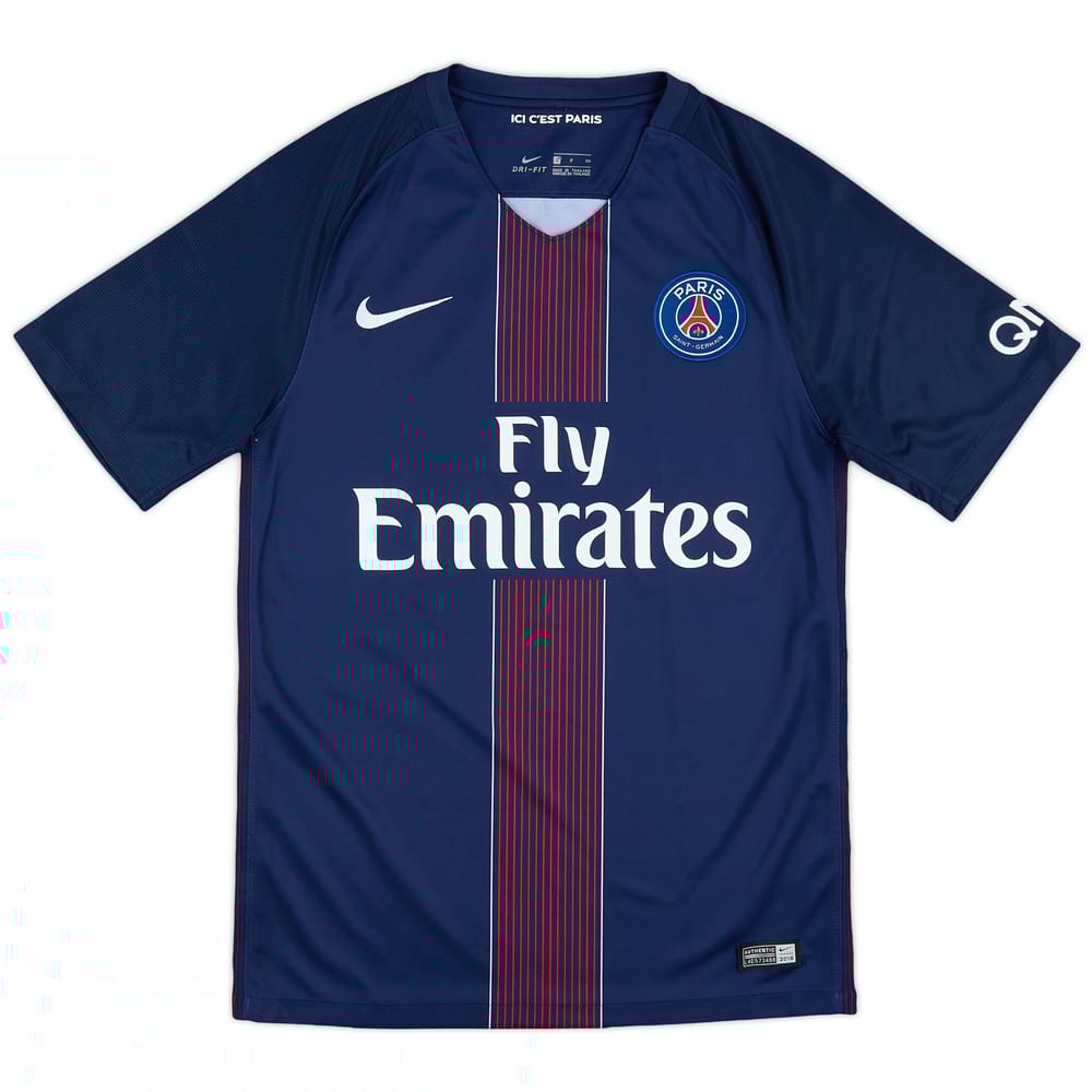 2016-17 Paris Saint-Germain Home Shirt - 9/10 - (S)