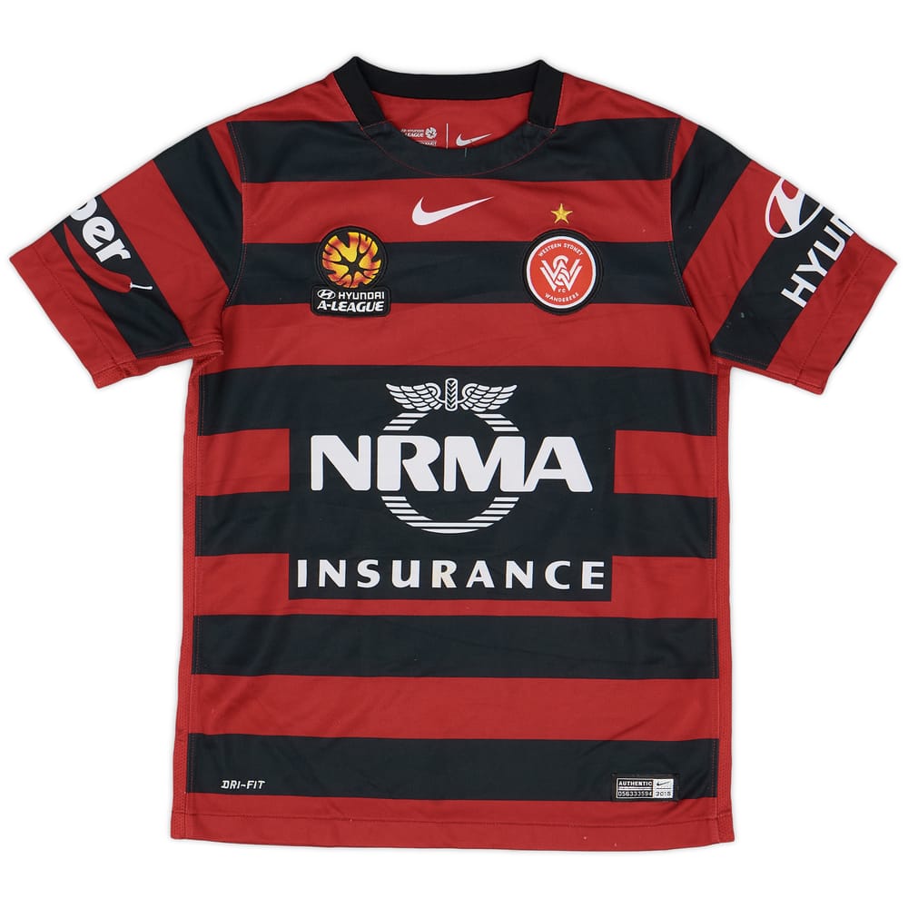 2015-16 Western Sydney Wanderers Home Shirt - 7/10 - (M.Boys)