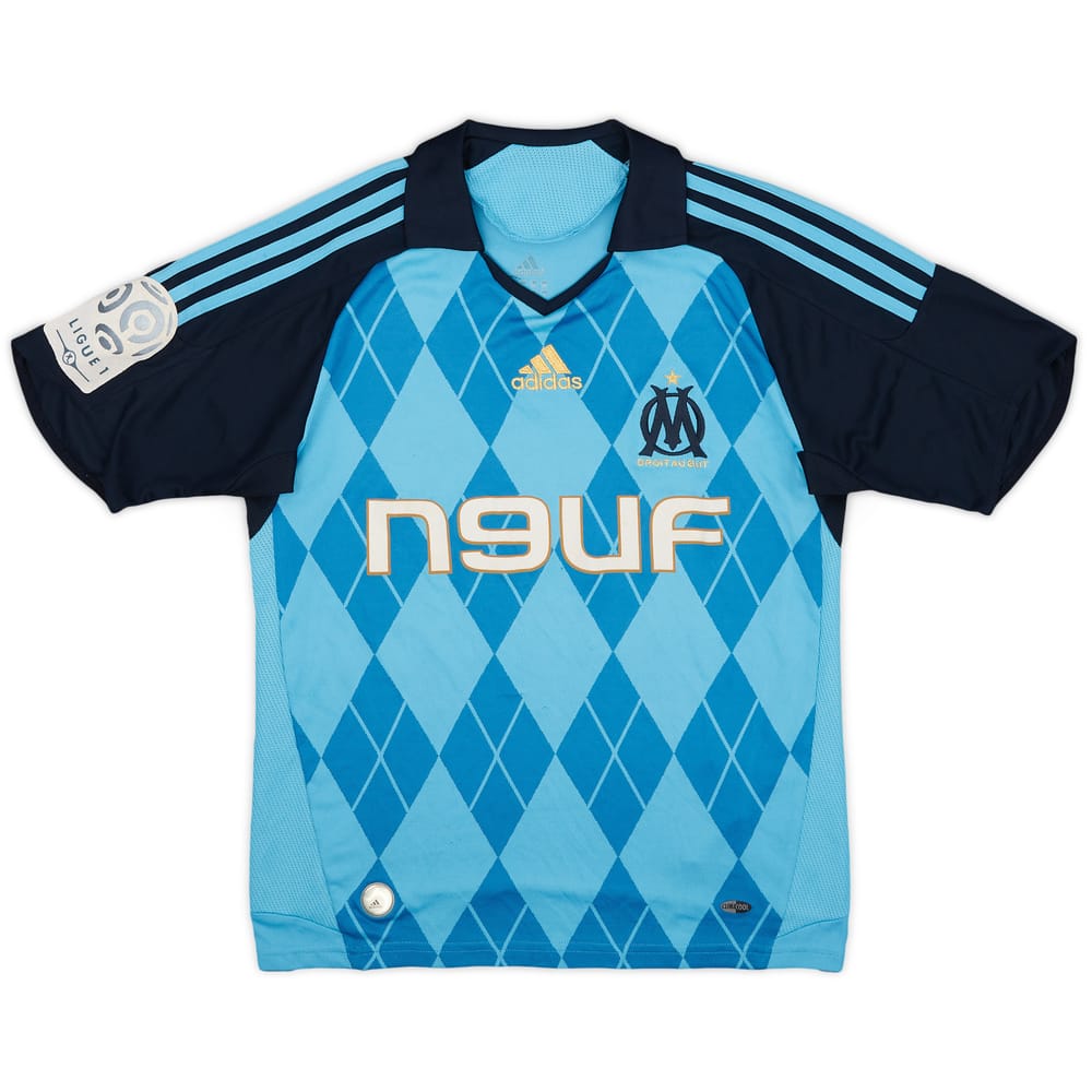 2008-09 Olympique Marseille Away Shirt - 7/10 - (L.Boys)