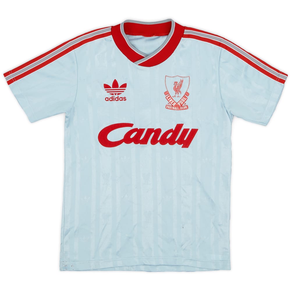 1988-89 Liverpool Away Shirt - 7/10 - (M.Boys)