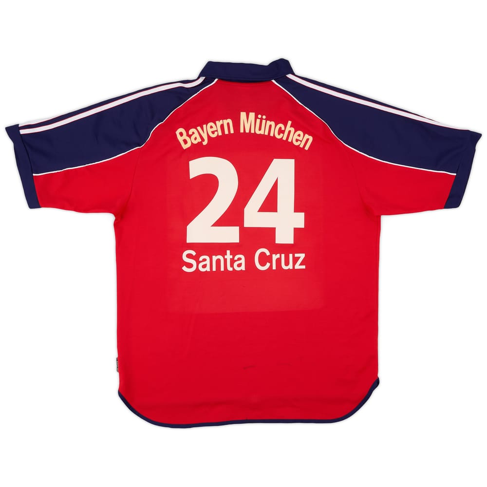1999-01 Bayern Munich Home Shirt Santa Cruz #24 - 6/10 - (XL)
