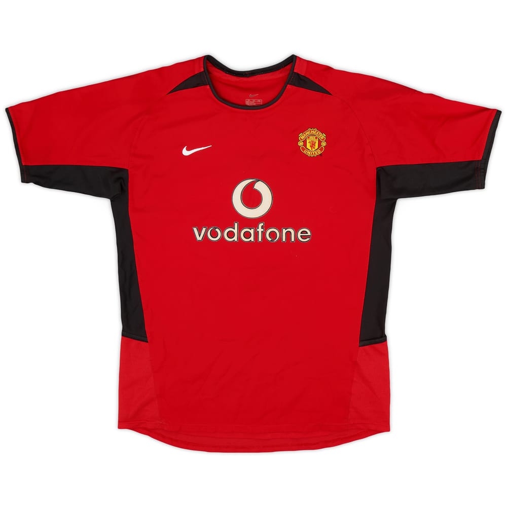 2002-04 Manchester United Home Shirt - 6/10 - (XL.Boys)