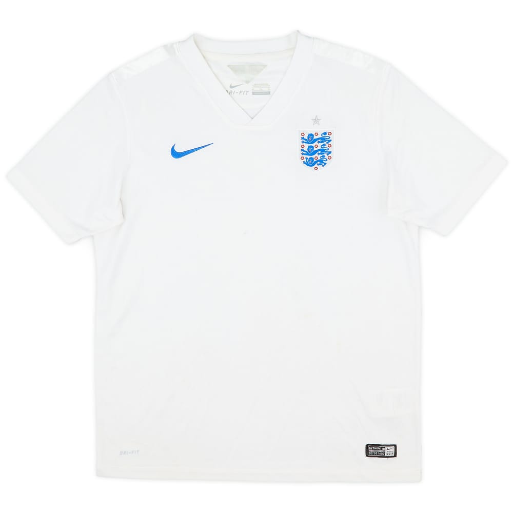 2014-15 England Home Shirt - 5/10 - (XL.Boys)