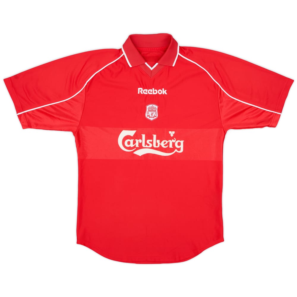 2000-02 Liverpool Home Shirt - 8/10 - (XL.Boys)