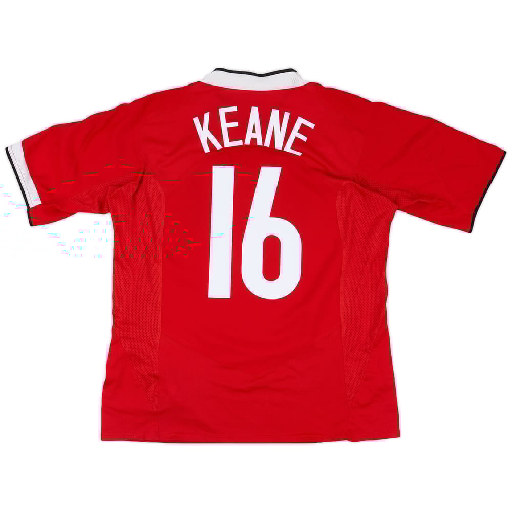 2004-06 Manchester United Home Shirt Keane #16 - 8/10 - (L)