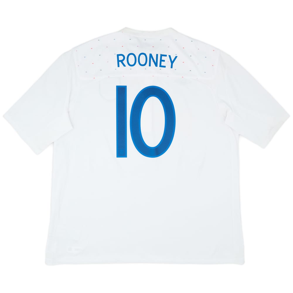 2010-11 England Home Shirt Rooney #10 (3XL)