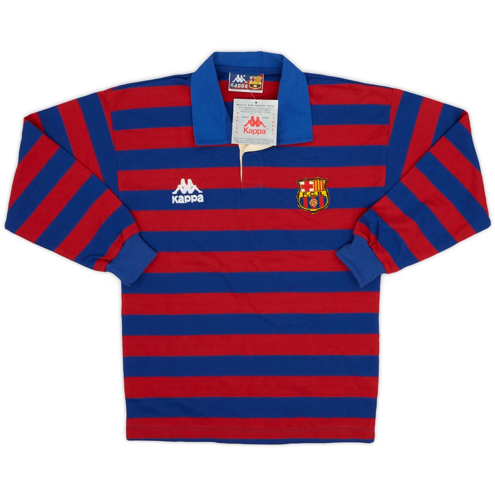 1996-97 Barcelona Kappa Rugby Polo L/S Shirt (S)