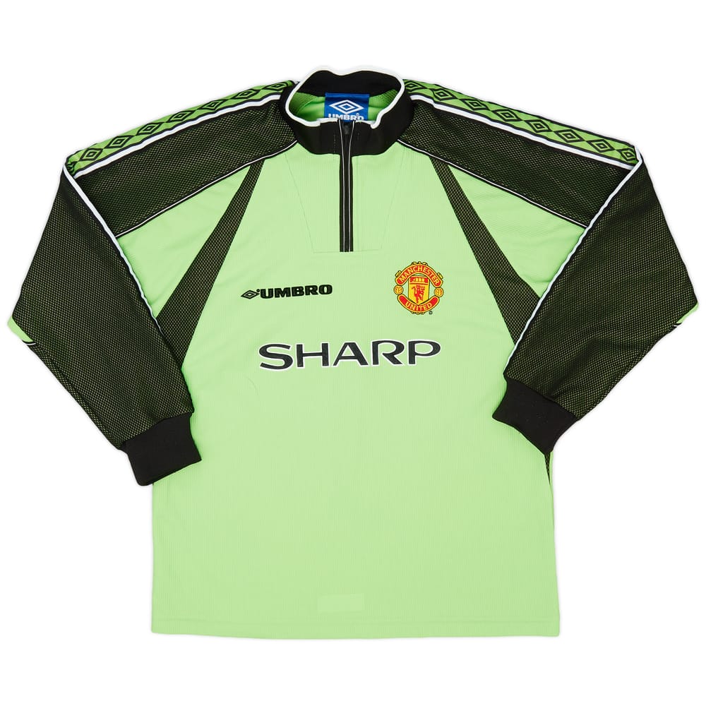 1998-99 Manchester United GK Shirt - 9/10 - (L.Boys)