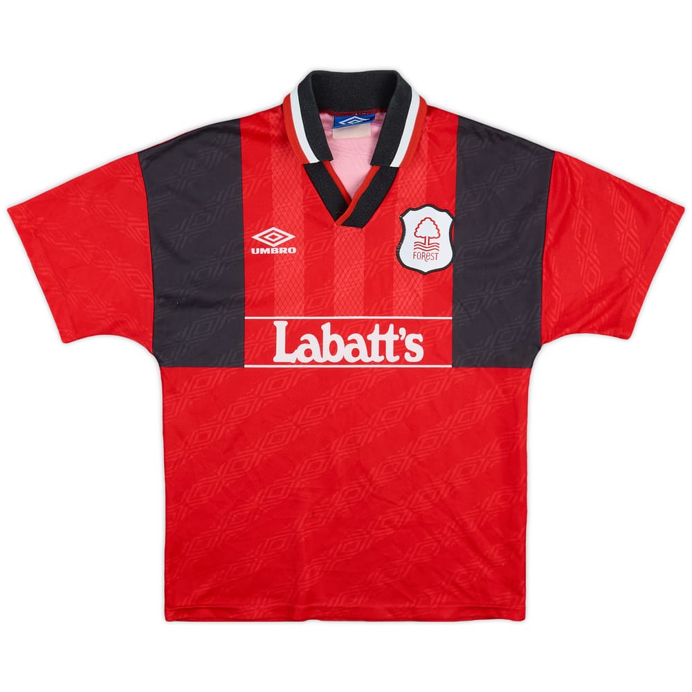 1994-96 Nottingham Forest Home Shirt - 8/10 - (Y)