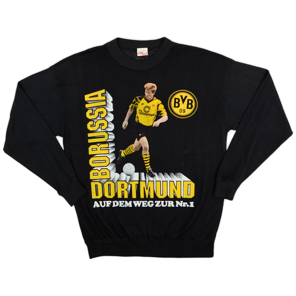 1994-95 Borussia Dortmund 'Bundesliga Champions' Graphic L/S Tee - 8/10 - (L)