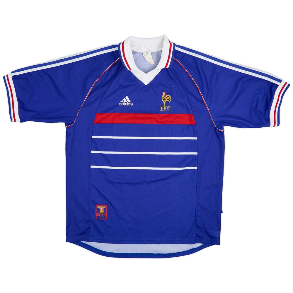 1998-00 France Home Shirt - 9/10 - (L)