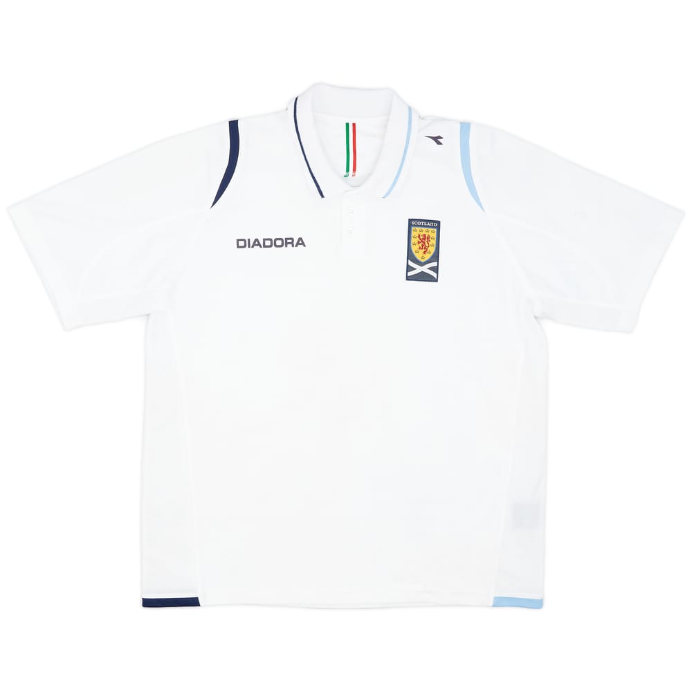 2007-08 Scotland Diadora Polo Shirt - 8/10 - (XL)