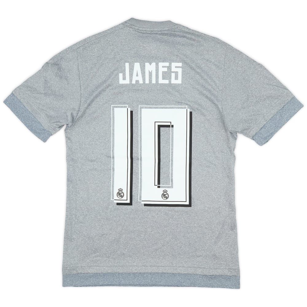 2015-16 Real Madrid Away Shirt James #10 (XS)