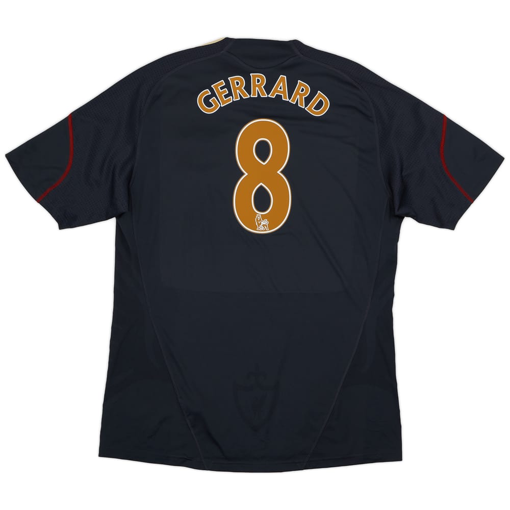 2009-10 Liverpool Away Shirt Gerrard #8 - 7/10 - (XL)