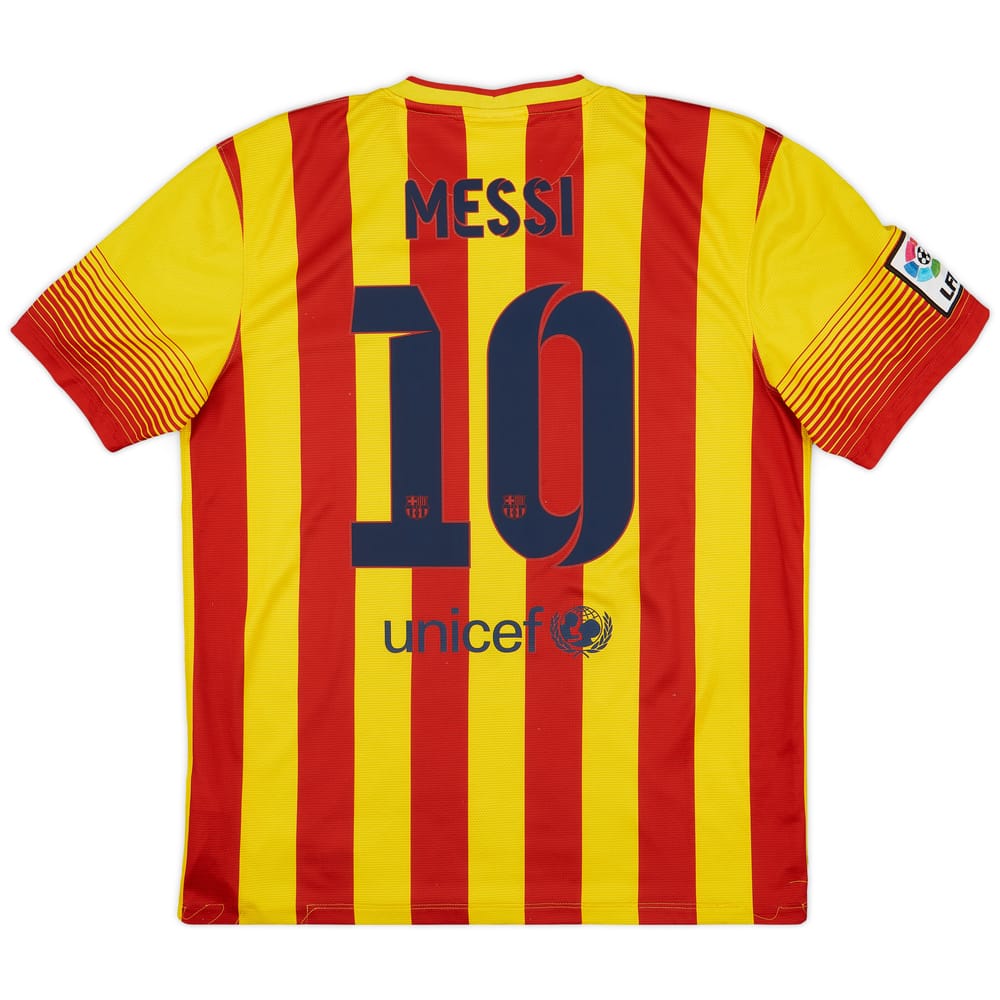 2013-15 Barcelona Away Shirt Messi #10 - 7/10 - (L)