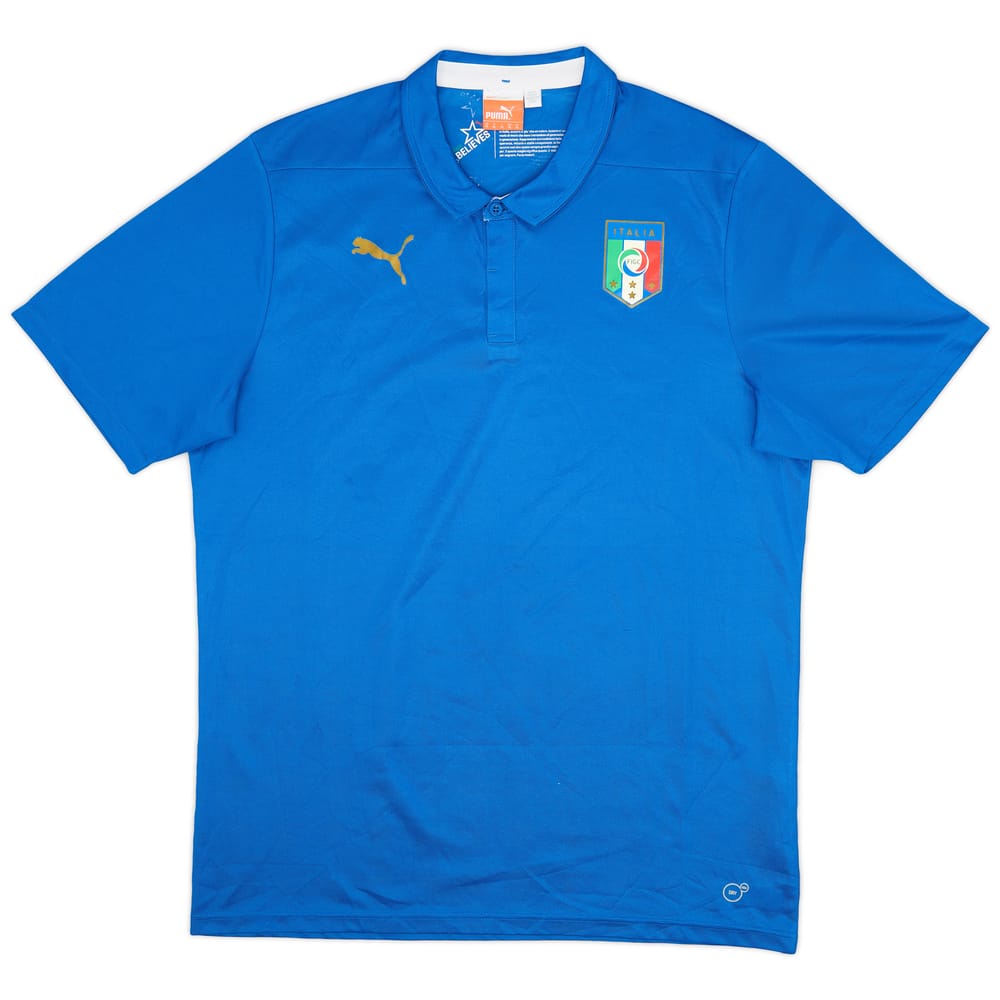 2014-15 Italy Basic Home Shirt - 8/10 - (XL)