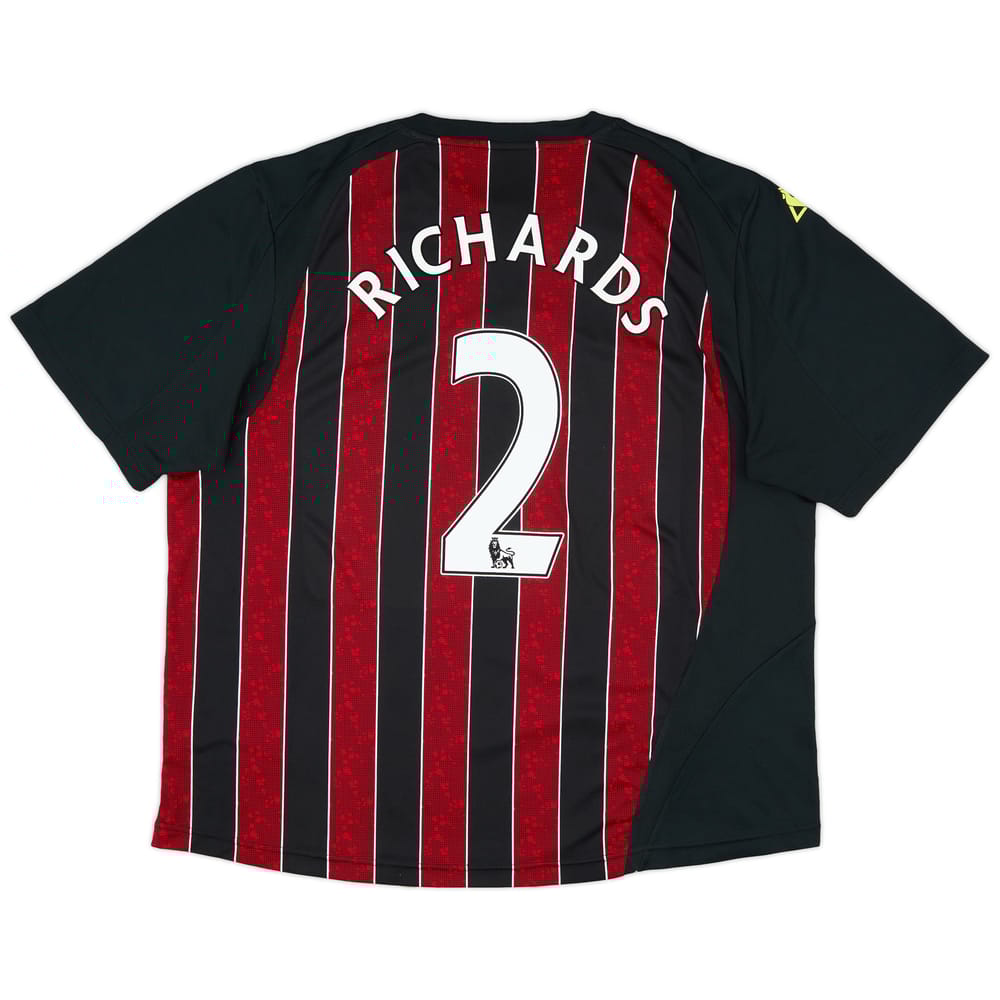 2008-09 Manchester City Away Shirt Richards #2 - 8/10 - (XXL)