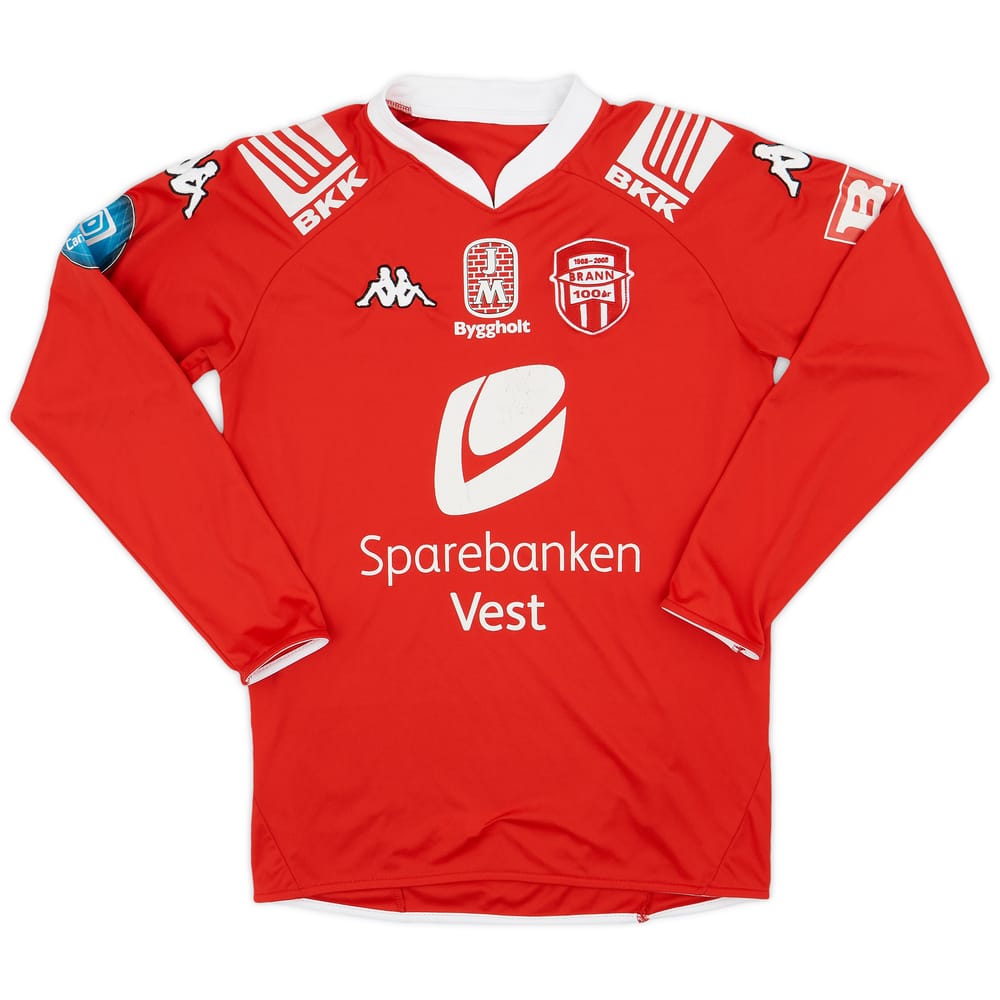 2008 Brann Centenary Home L/S Shirt - 7/10 - (S)